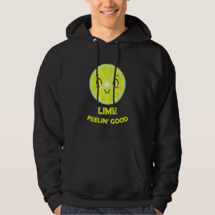 Lime Feelin'Bra Lime Lemon Ord Game Laugh Hoodie