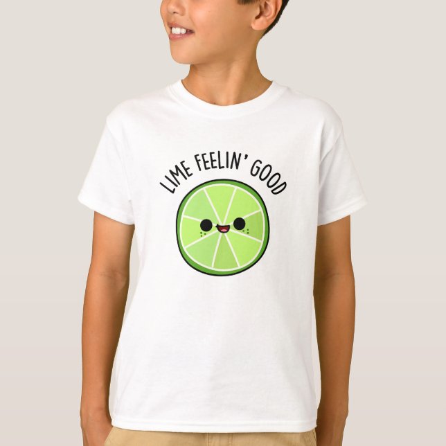 Lime Feeling Bra Funny Citrus Lime Pun T Shirt (Framsida)