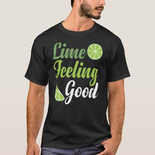 Lime Feelins Bra Fruit Summer Tequila Sunny T Shirt (Framsida)