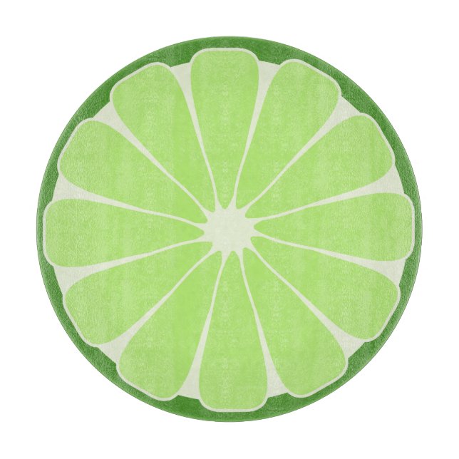Lime Frukt Skiva Köks Skärbräda Present (Framsidan)