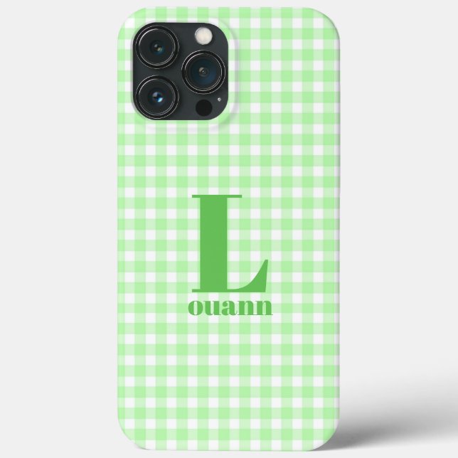 lime gingham (Baksida)