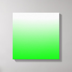 Lime Gradient Canvastryck