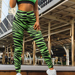 Lime gree Zebra tryck Leggings<br><div class="desc">Dessa balar från zebra tryck är designade med en fängslande tvist som innehåller zebra ränder från den gröna färgaden som ger den klassiska zebra mönstrad en djärv och livfull beröring. Den unika kombinationen av traditionell zebra mönstrad och den påfallande kalkhaltiga gröna nyansen skapar ett slående och öga-fångstande utseende som säkert...</div>