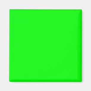 Lime Green 00FF00 Färg - med möjlighet att lägga t Magnet