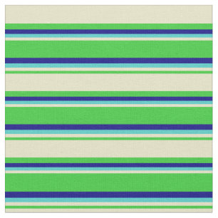 Lime Green, Blek Goldenrod, turkos och Blue Tyg