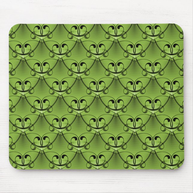 Lime Green Classic Glam Mousepad Musmatta (Framsidan)
