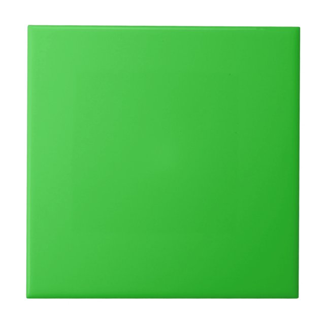 Lime Green Färg Tile Kakelplatta (Framsidan)