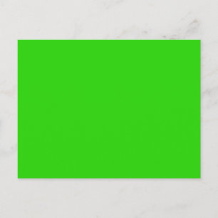 LIME GREEN (fast fruktiga färg) ~ Vykort