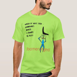 Lime Green - Grandma's Advice Boomeranged T Shirt