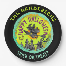 Lime Green Happy halloween