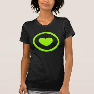 Lime Green Heart T-shirt