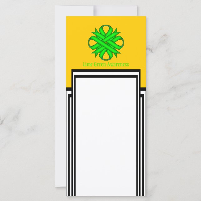 Lime Green Klöver Ribbon av Kenneth Yoncich (Framsida)