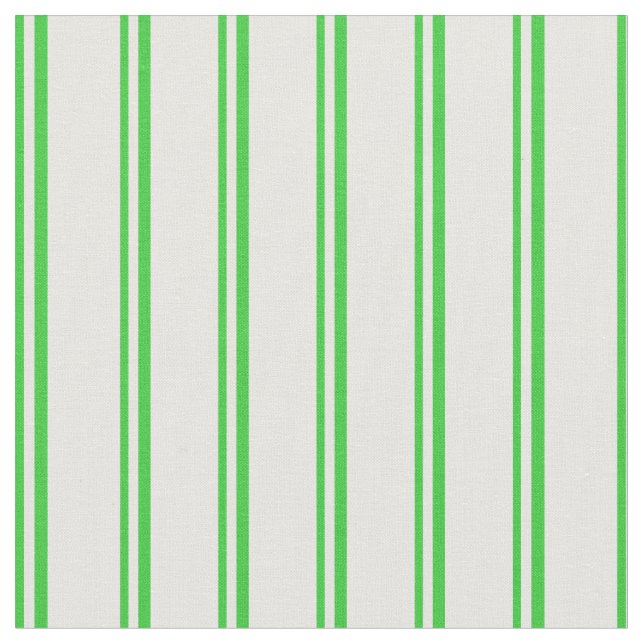Lime Green & Mint Cream Färgad Mönster Tyg (Närbild)