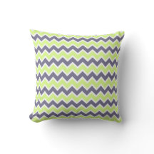 Lime Green & Mörk Grått Chevron Mönster