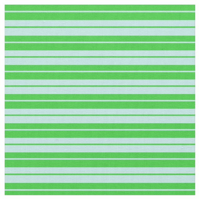 Lime Green och Turquise Stripe Mönster Tyg (Närbild)