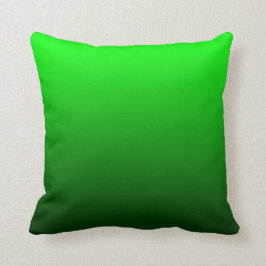 Lime Green Ombre Kudde