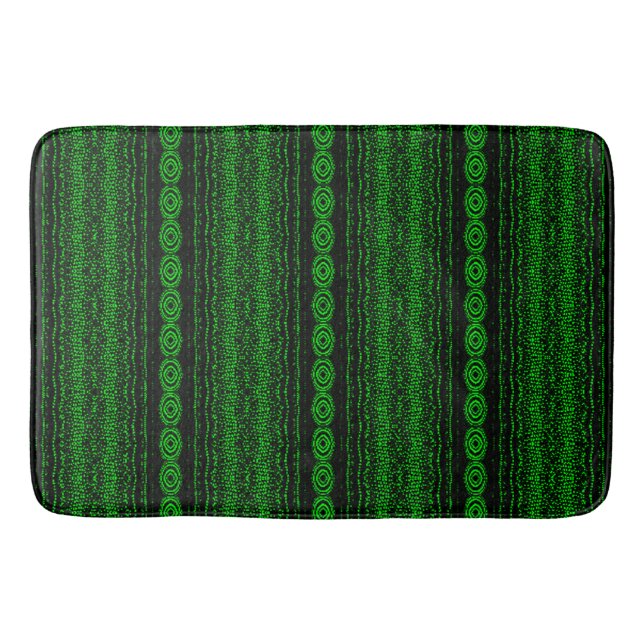 Lime Green Rand Badrumsmatta (Framsidan)
