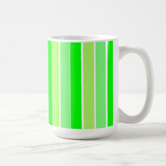 Lime Green Rand Kaffemugg (Höger)
