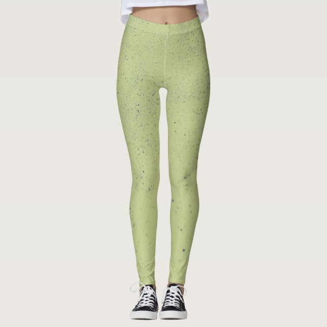 Lime Green Sand Leggings (Framsida)