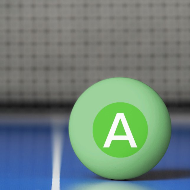 Lime Green Solid Färg Pingisboll (Netto)