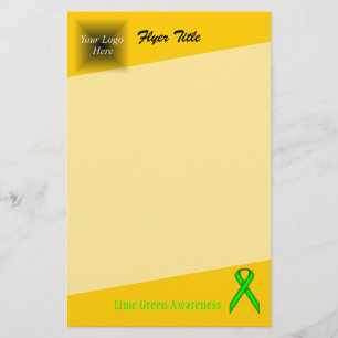 Lime Green Standard Ribbon av Kenneth Yoncich Flygblad