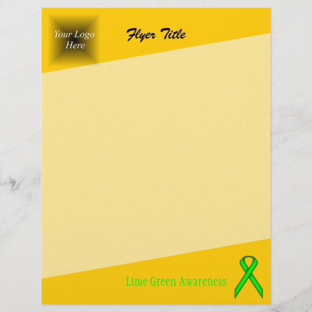 Lime Green Standard Ribbon av Kenneth Yoncich Reklamblad (Framsidan)