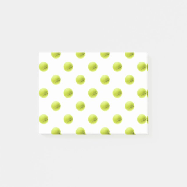 Lime Green Tennis Bollar Background Boll Post-it Block (Framsida)