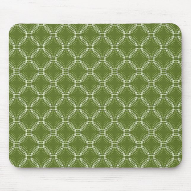 Lime Green Uptown Elegance Mousepad Musmatta (Framsidan)