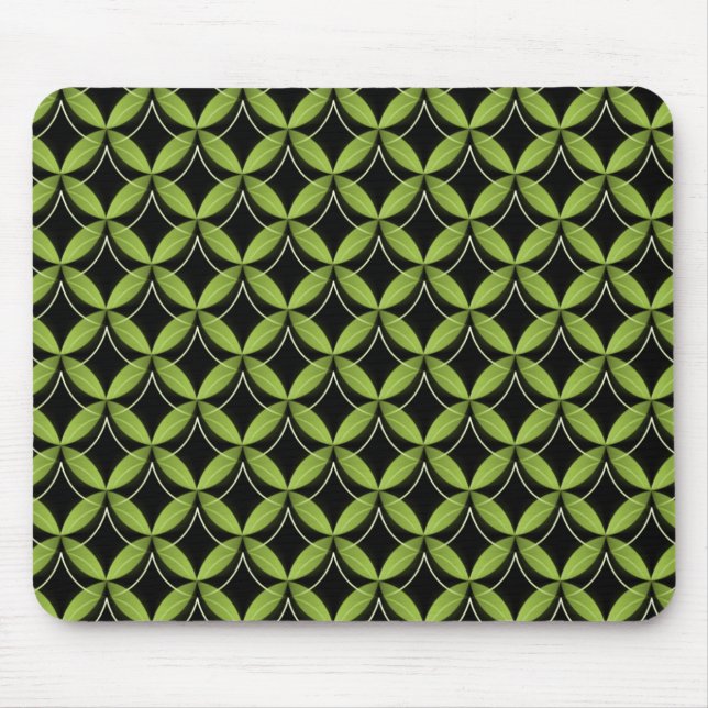 Lime Green Uptown Glam Mousepad Musmatta (Framsidan)