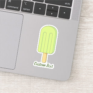 Lime Ice Cream Stick Klistermärken