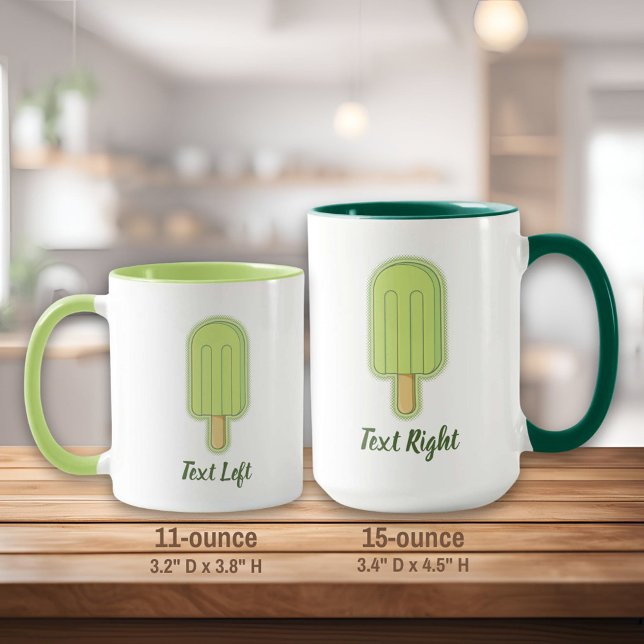 Lime Ice Cream Stick Mugg (Skapare uppladdad)