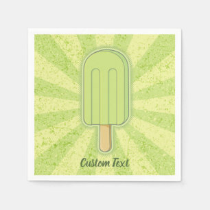Lime Ice Cream Stick Pappersservett