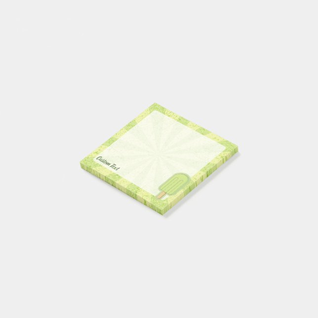 Lime Ice Cream Stick Post-it Block (Vinklad)