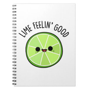 Lime Känner sig bra Roligt Citrus Lime Skämt  Anteckningsbok