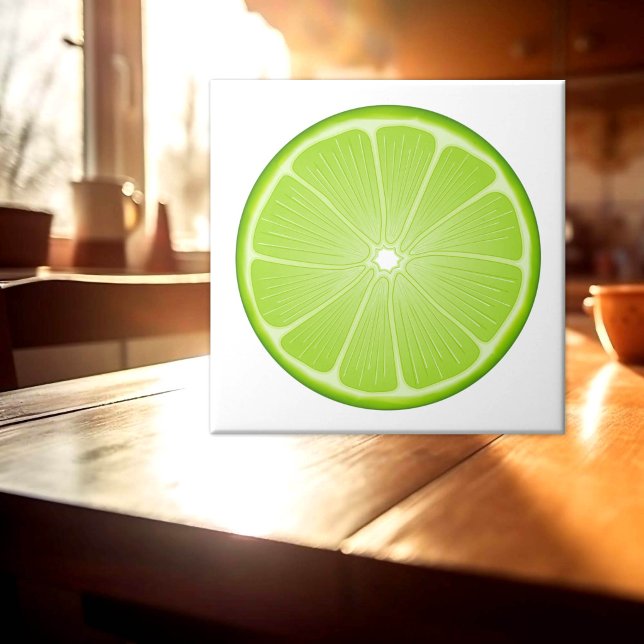 Lime Keramisk Kakel (Lime Ceramic Tile. For home  cooks and garden enthusiasts! Add a splash of zest to your kitchen!)