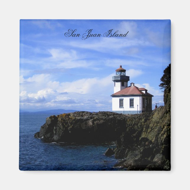 Lime Kiln Lighthouse Magnet (Framsidan)