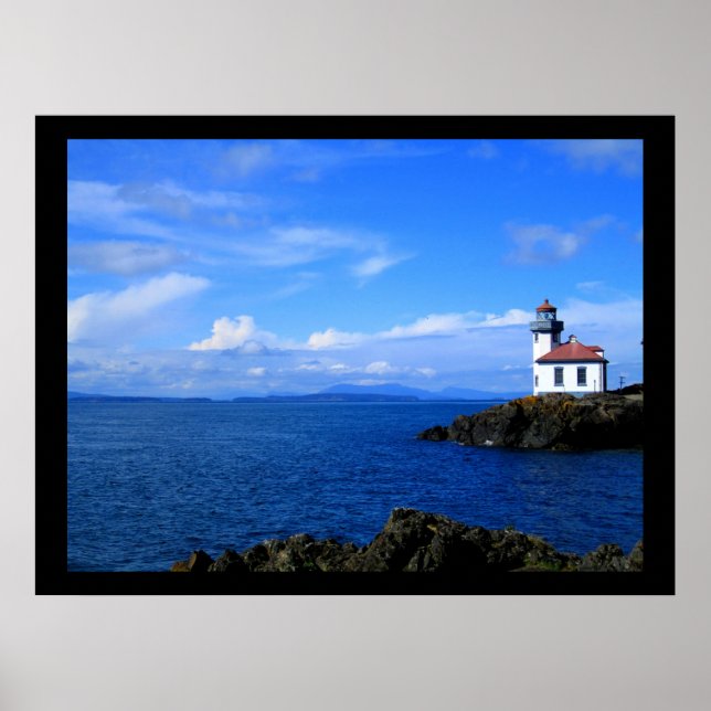 Lime Kiln Lighthouse Poster (Framsidan)