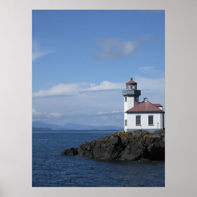 Lime Kiln Lighthouse Poster (Framsidan)