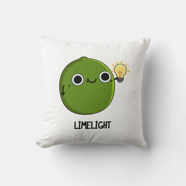 Lime-light Funny Fruit Lime Pun Kudde (Framsida)
