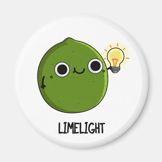 Lime-light Funny Fruit Lime Pun Magnet (Framsidan)