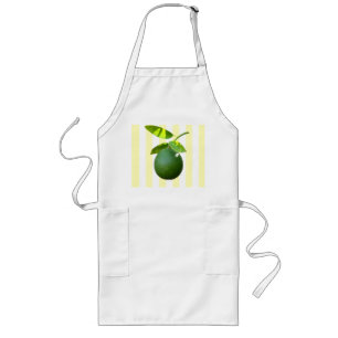 Lime Long Apron Långt Förkläde
