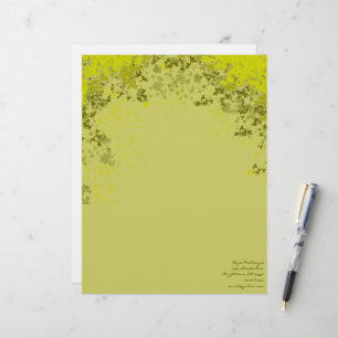 Lime Lövs Letterhead Brevhuvud