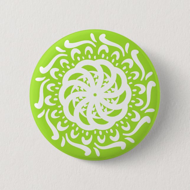 Lime Mandala Knapp (Framsida)