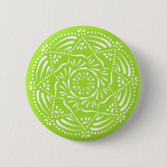Lime Mandala Knapp (Framsida)