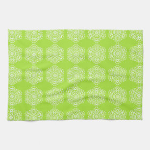 Lime Mandala Kökshandduk