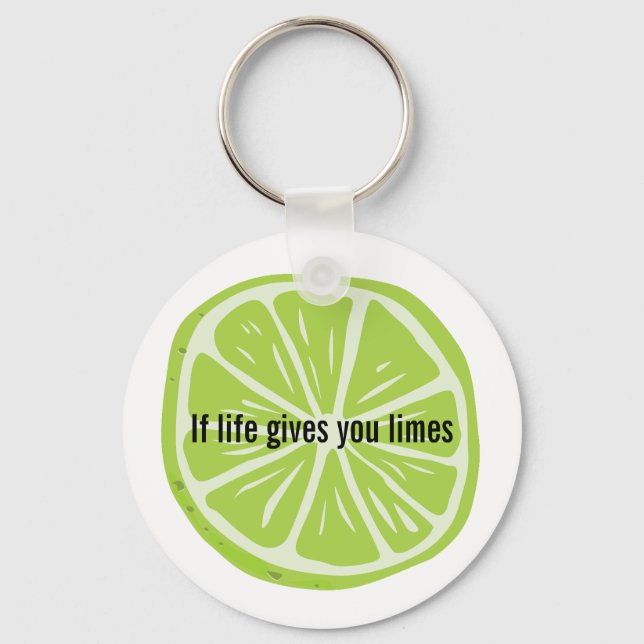 Lime & Margaritas Design Nyckelring (Framsida)