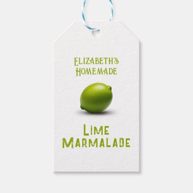 Lime Marmalad Presentetikett (Framsidan)