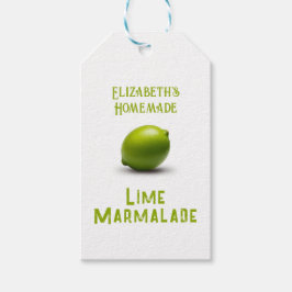 Lime Marmalade Presentetikett