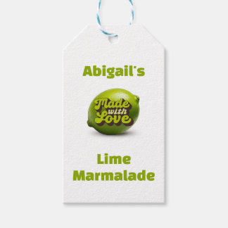 Lime Marmalade Presentetikett
