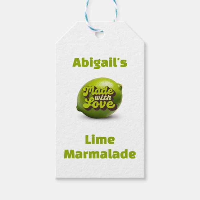 Lime Marmalade Presentetikett (Framsidan)